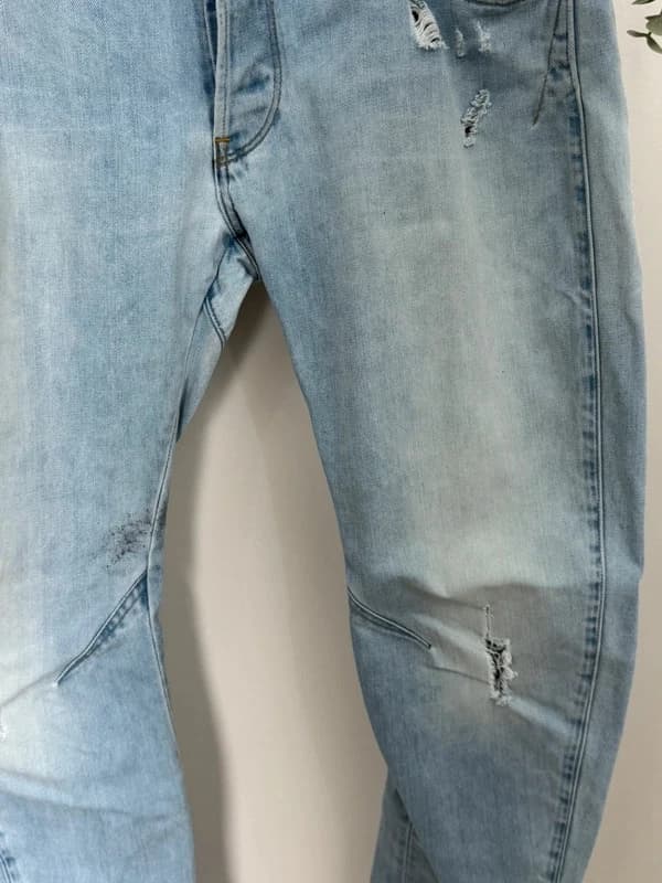 Repaistut G-Star Raw ARC 3D Slim -farkut, vaaleansininen, koko W36 L32 - Kuva 6/15