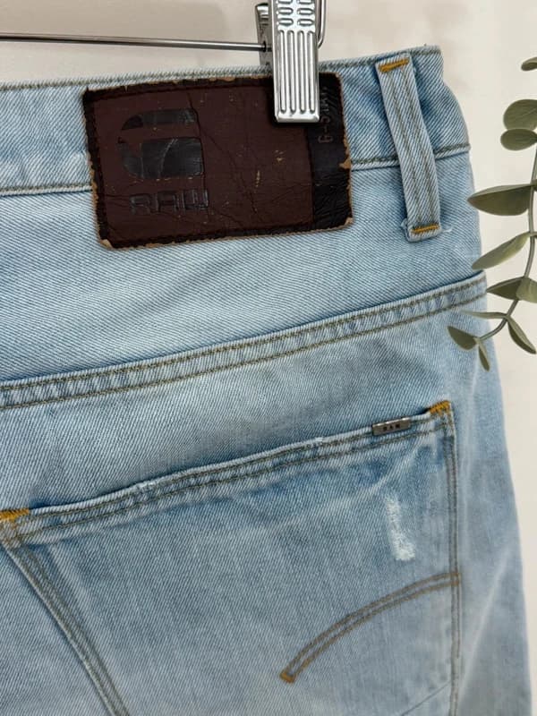 Repaistut G-Star Raw ARC 3D Slim -farkut, vaaleansininen, koko W36 L32 - Kuva 7/15