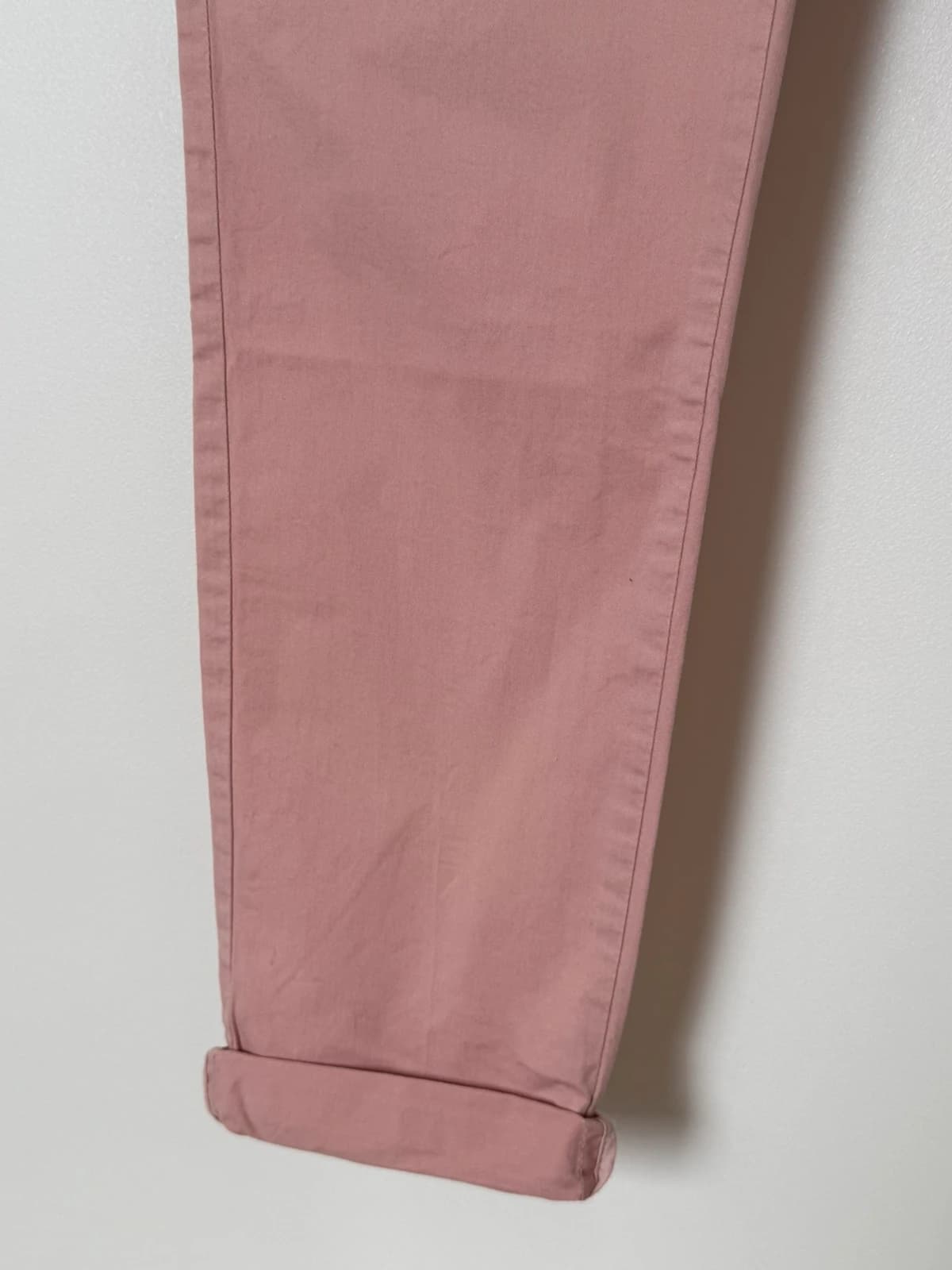Pantalon chino Jodhpur rose poudré coupe cigarette taille 42/L - Photo 3/11