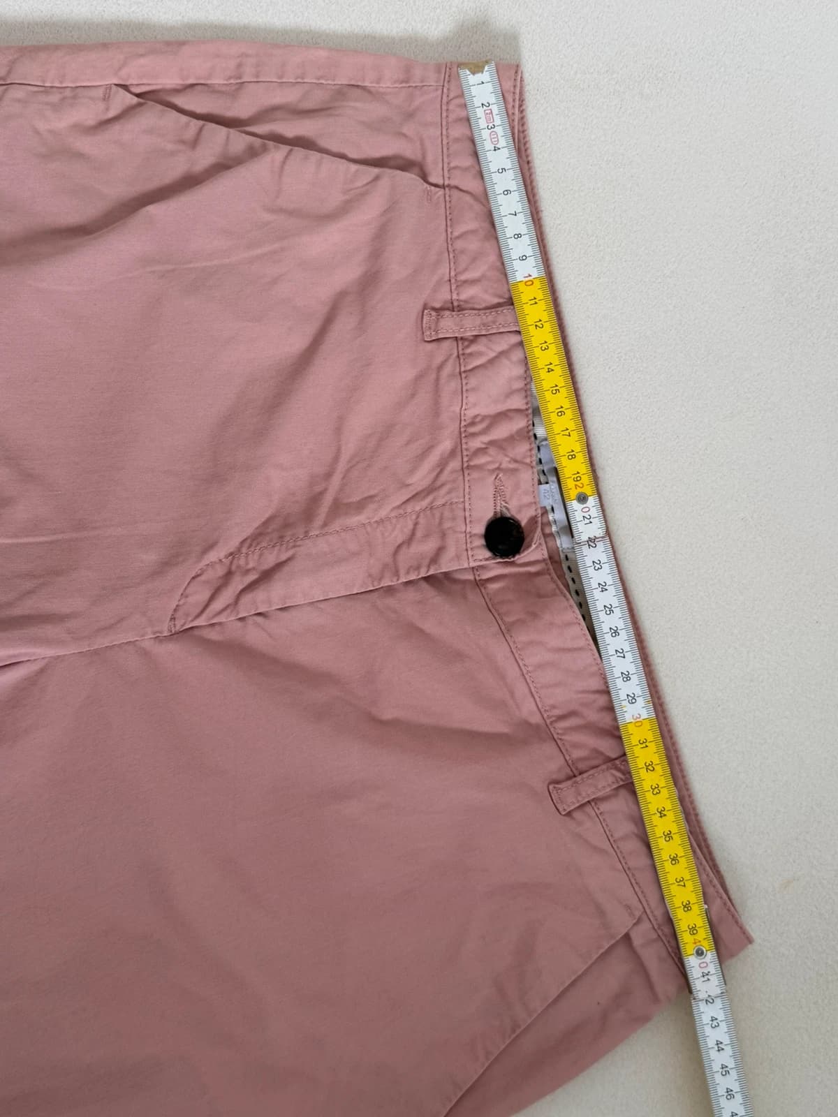 Pantalon chino Jodhpur rose poudré coupe cigarette taille 42/L - Photo 10/11