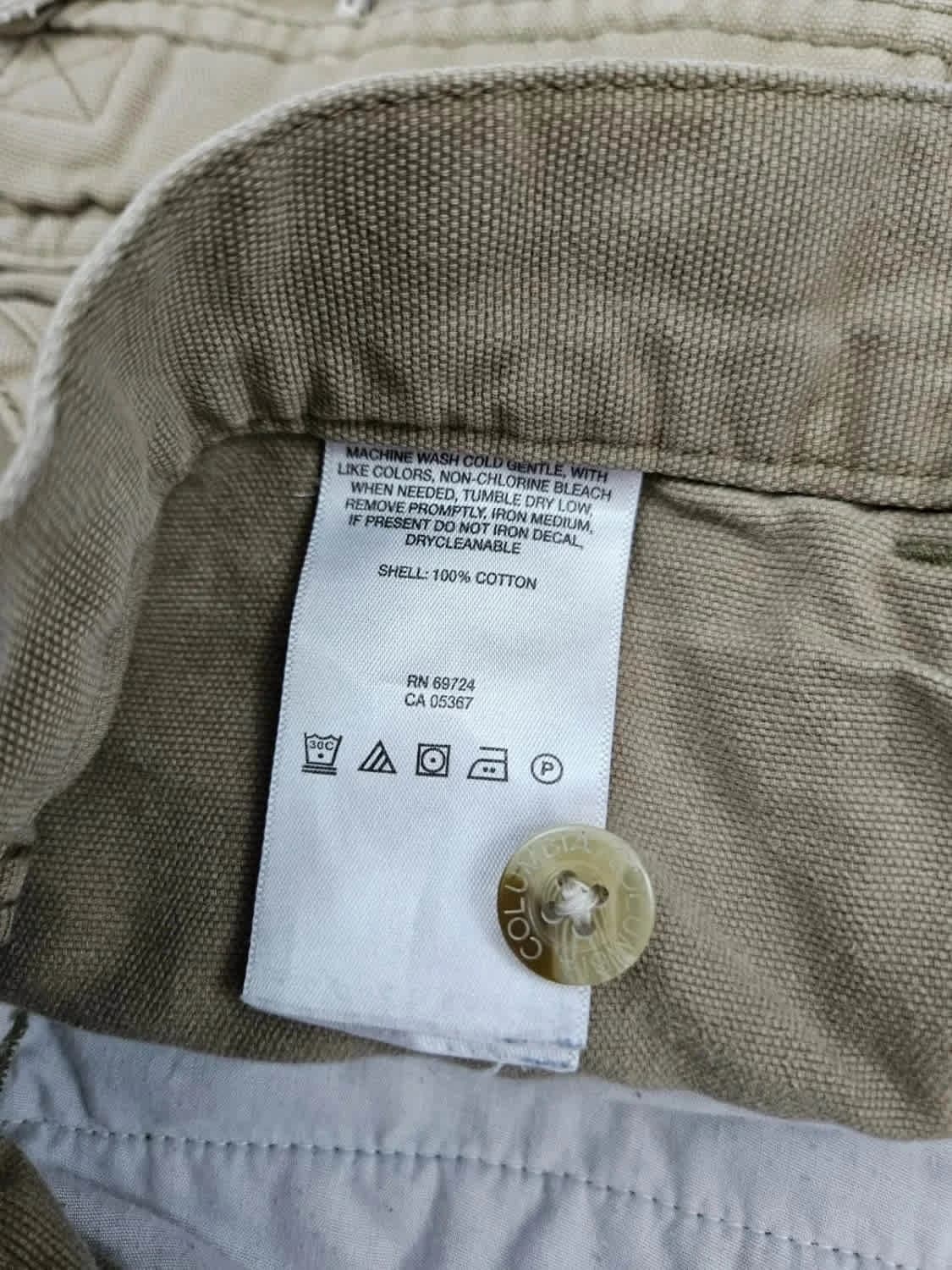 Short cargo Columbia PFG kaki taille XXL - Photo 5/8