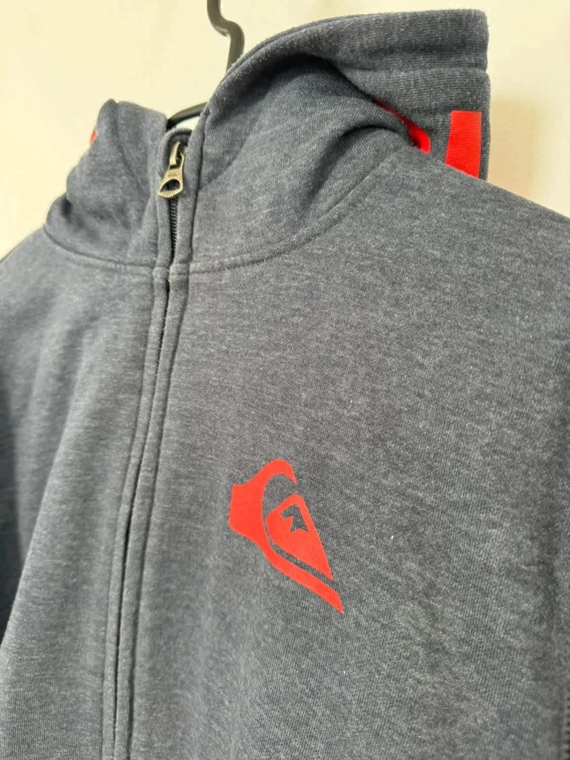 Quiksilver blue fleece full zip jacket - Photo 3/6