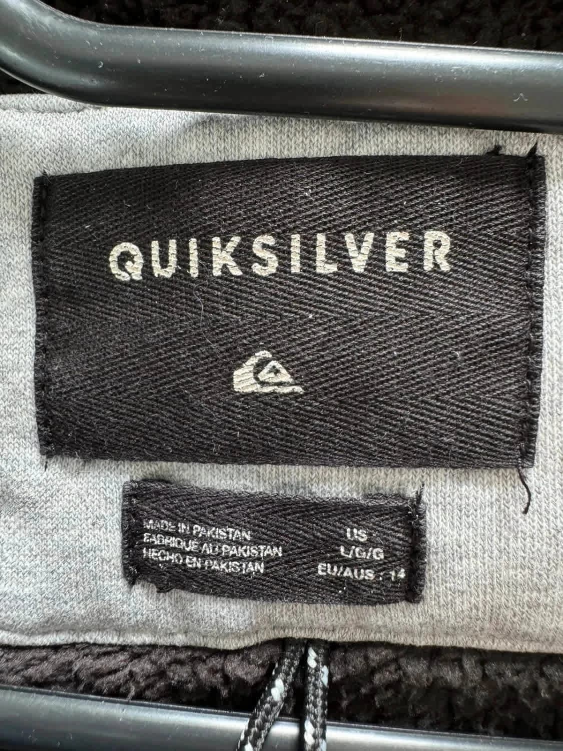 Quiksilver blue fleece full zip jacket - Photo 5/6