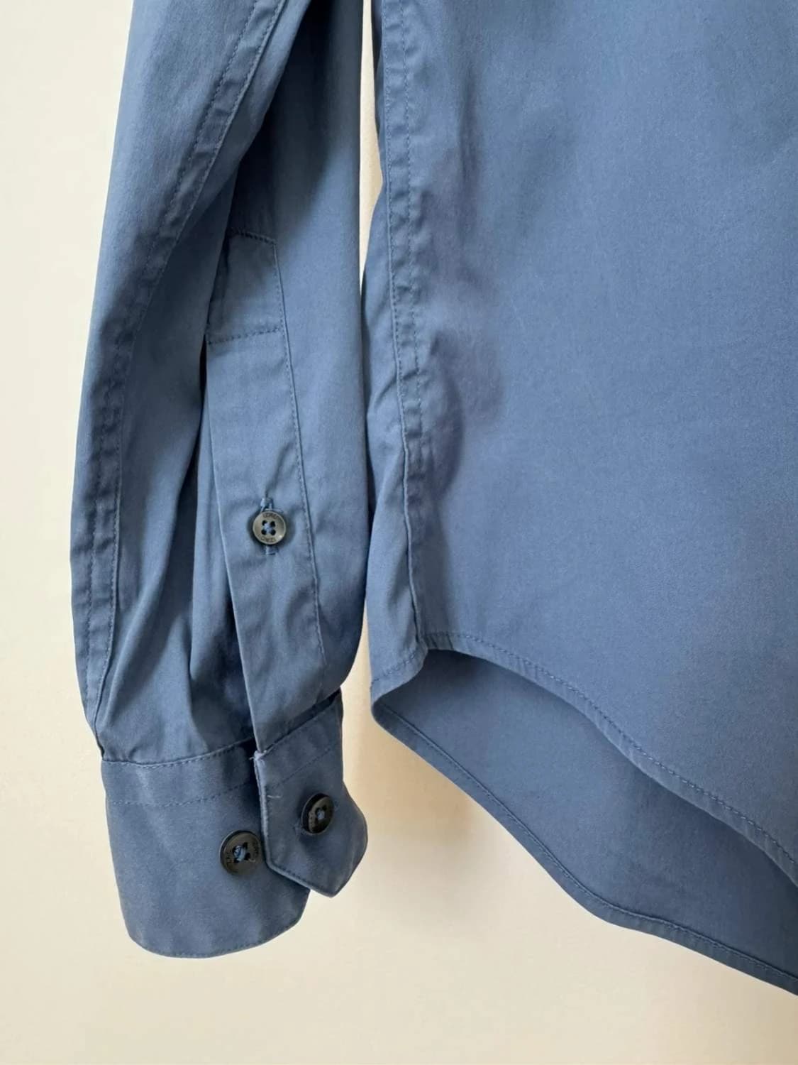 Slim-Fit-Stretchhemd IZAC stahlblau Größe 39/40 - SC260119 - Foto 5/7