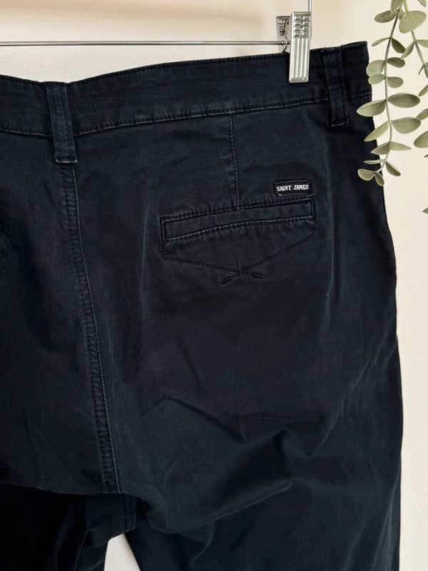 Pantalón chino Saint James azul marino talla W36 - Foto 5/7