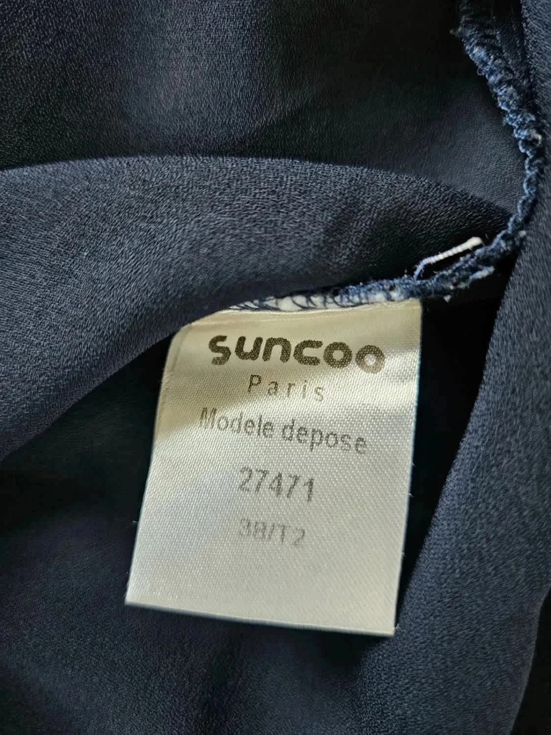 Suncoo blue vest with patterns size 38 - Photo 7/7