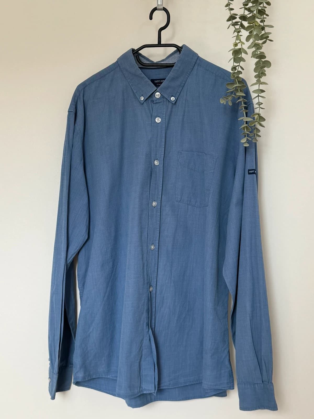 Saint James kék csíkos regular fit ing, XL méret - FP260370 – fotó: 2/7