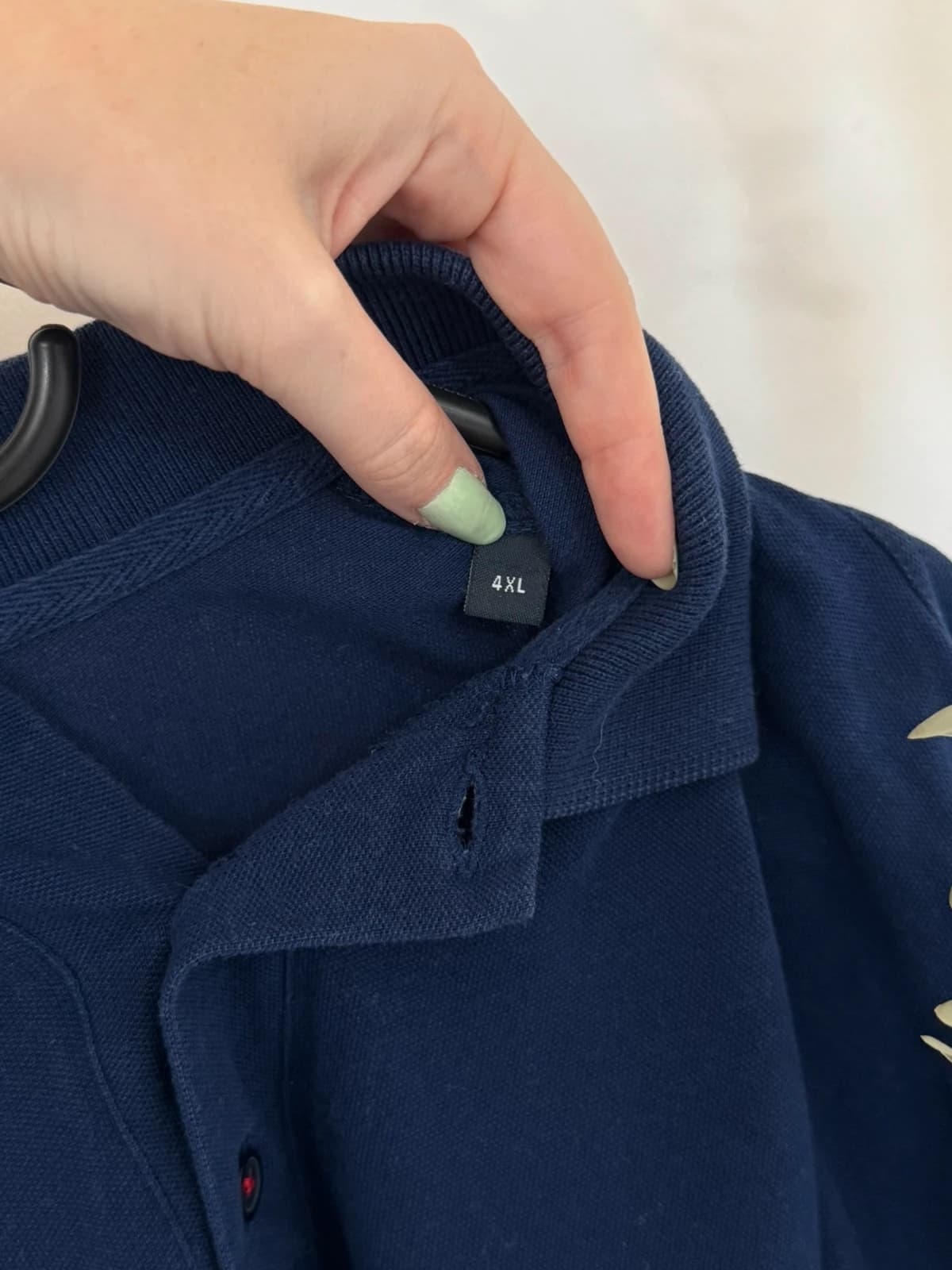 Polo z dzianiny piqué z długim rękawem Armor Lux granatowe rozmiar 4XL - Zdjęcie 4/9
