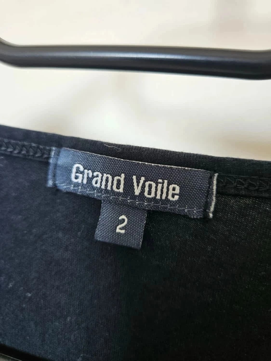 T-shirt bleu marine Grand Voile col marinière taille M - Photo 3/5