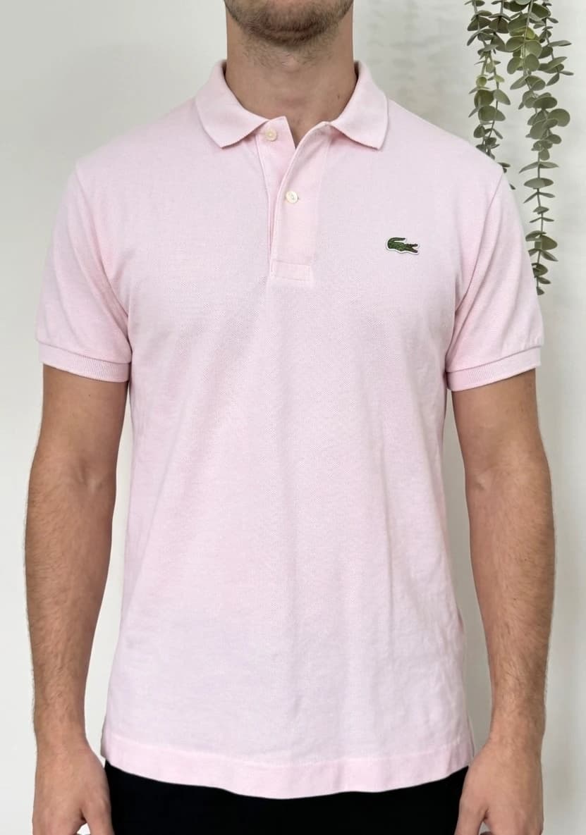 بولو بيكيه Lacoste وردي باستيل، مقاس 4/M - FP260268 - صورة 1/7