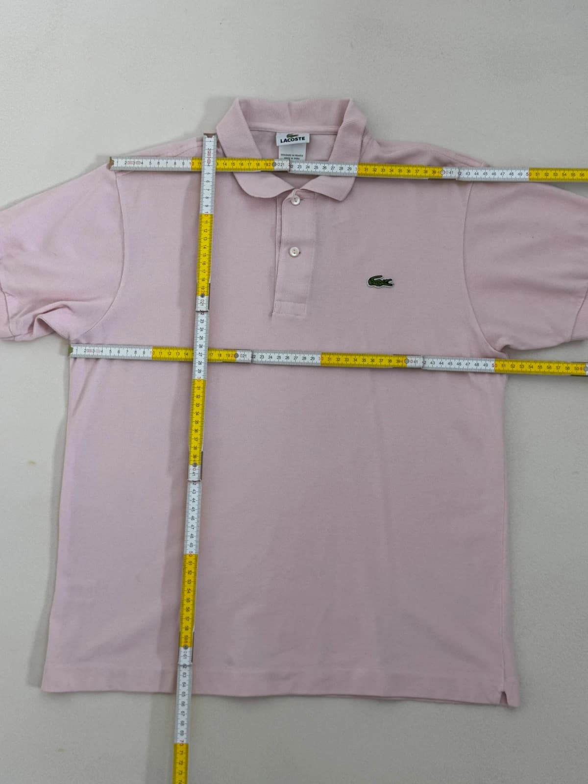 بولو بيكيه Lacoste وردي باستيل، مقاس 4/M - FP260268 - صورة 7/7