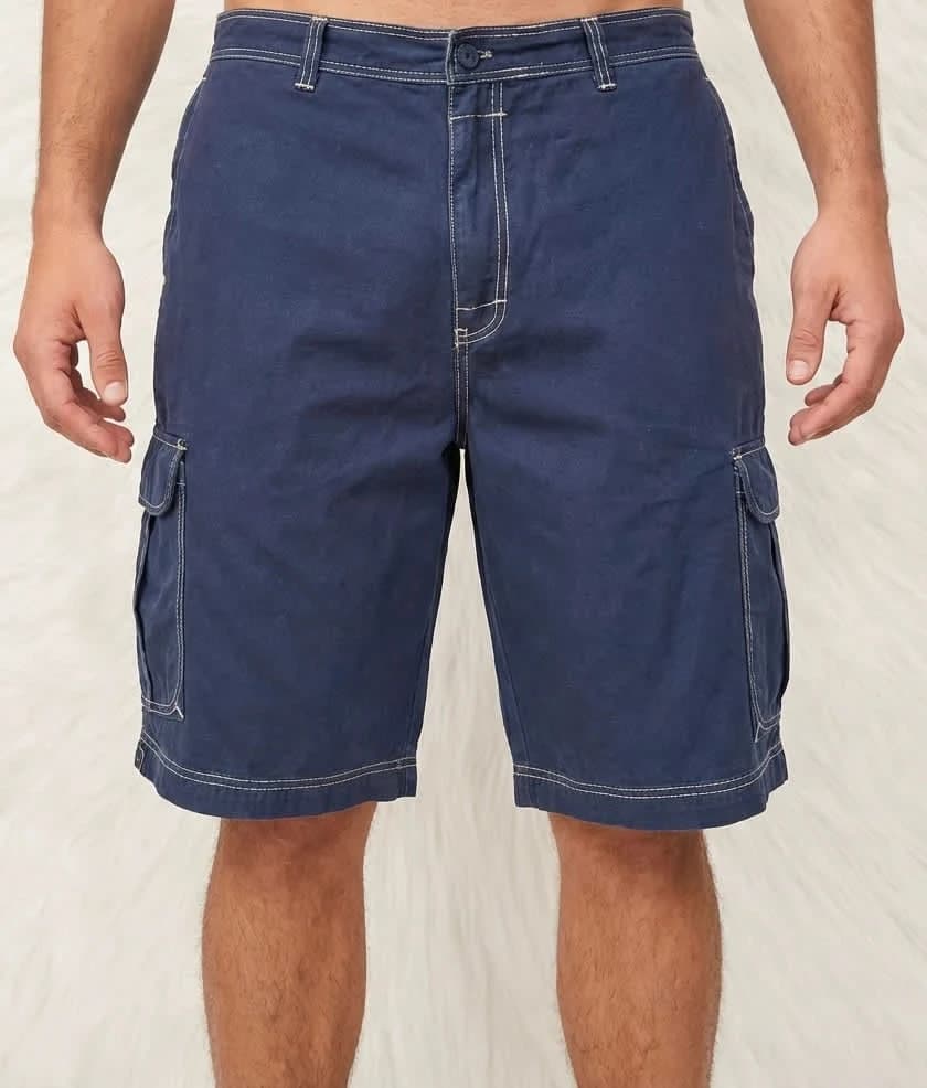 Cargo-Shorts Bugle Boy Marinestil Y2K Größe W40 - Foto 1/7