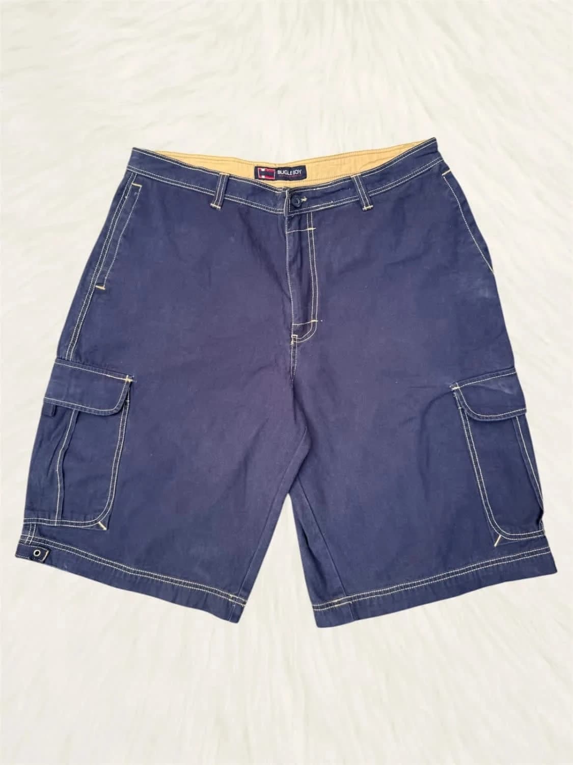 Cargo-Shorts Bugle Boy Marinestil Y2K Größe W40 - Foto 2/7