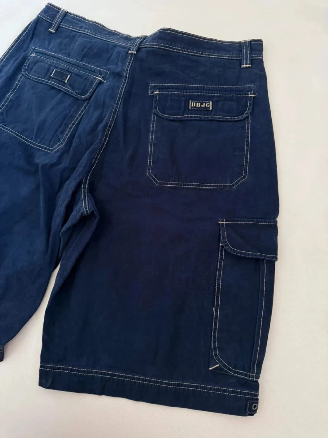 Cargo-Shorts Bugle Boy Marinestil Y2K Größe W40 - Foto 5/7