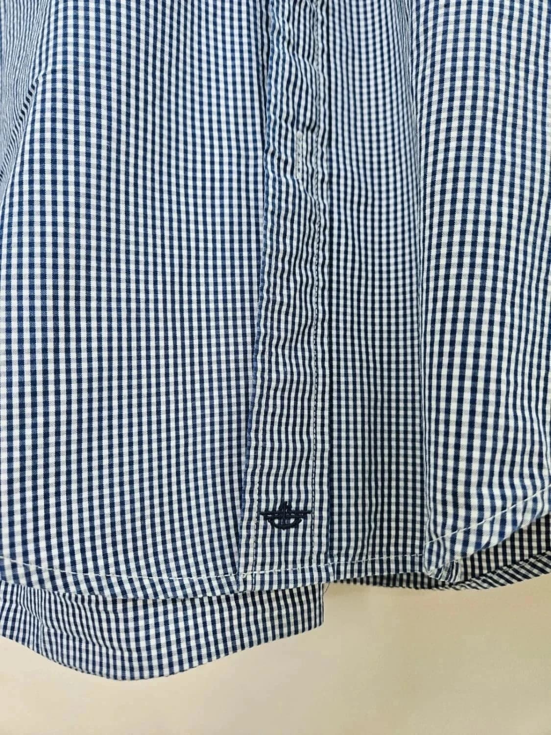 Chemise vichy bleue Dockers taille M - Photo 5/8