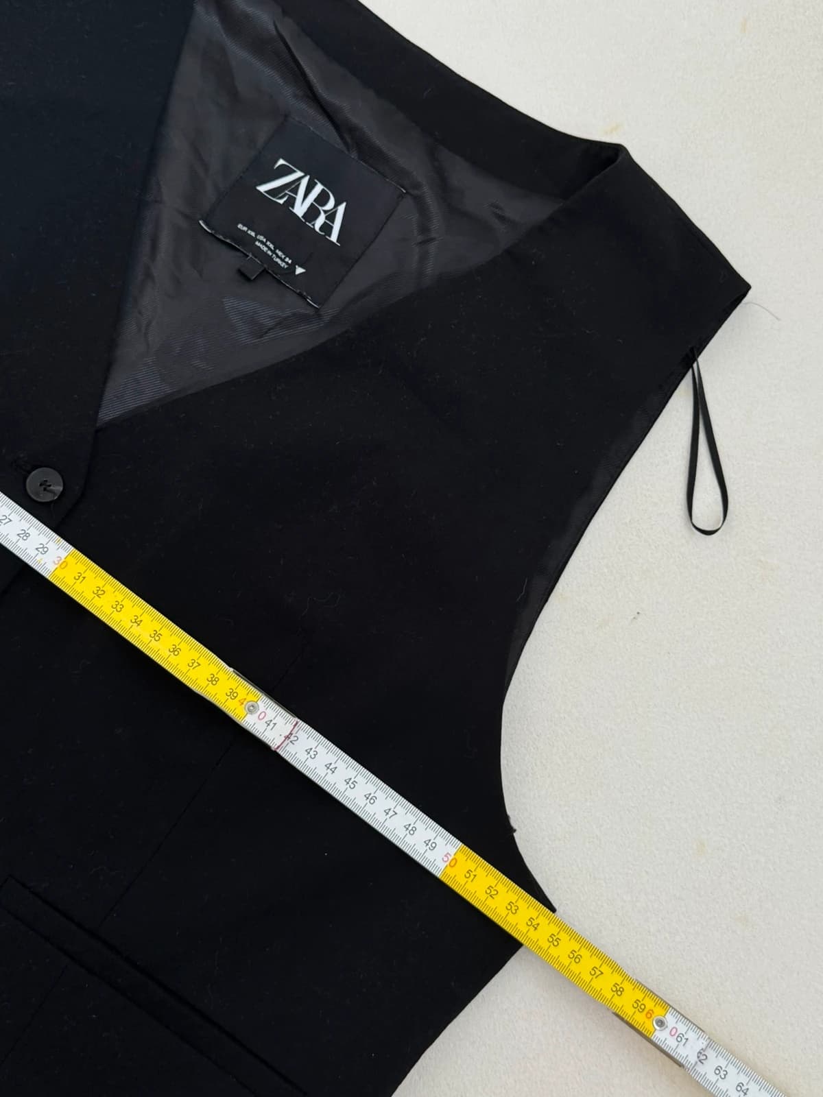 Gilet tailleur Zara noir sans manches taille XXL - Photo 7/7