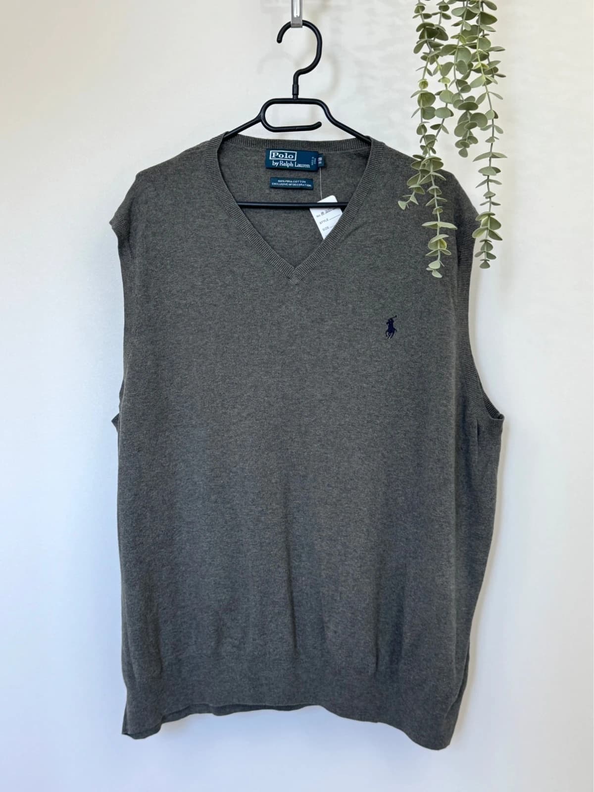 Pull sans manches Polo Ralph Lauren gris anthracite taille 2XB/2XL - PP2603265 - Photo 2/6