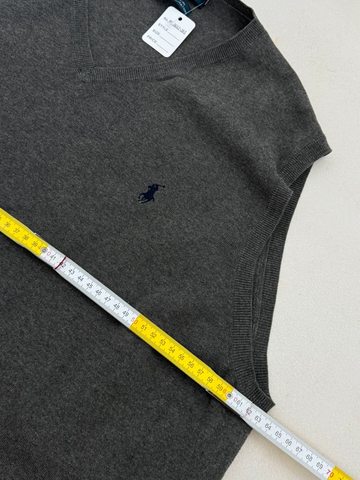 Pull sans manches Polo Ralph Lauren gris anthracite taille 2XB/2XL - PP2603265 - Photo 6/6