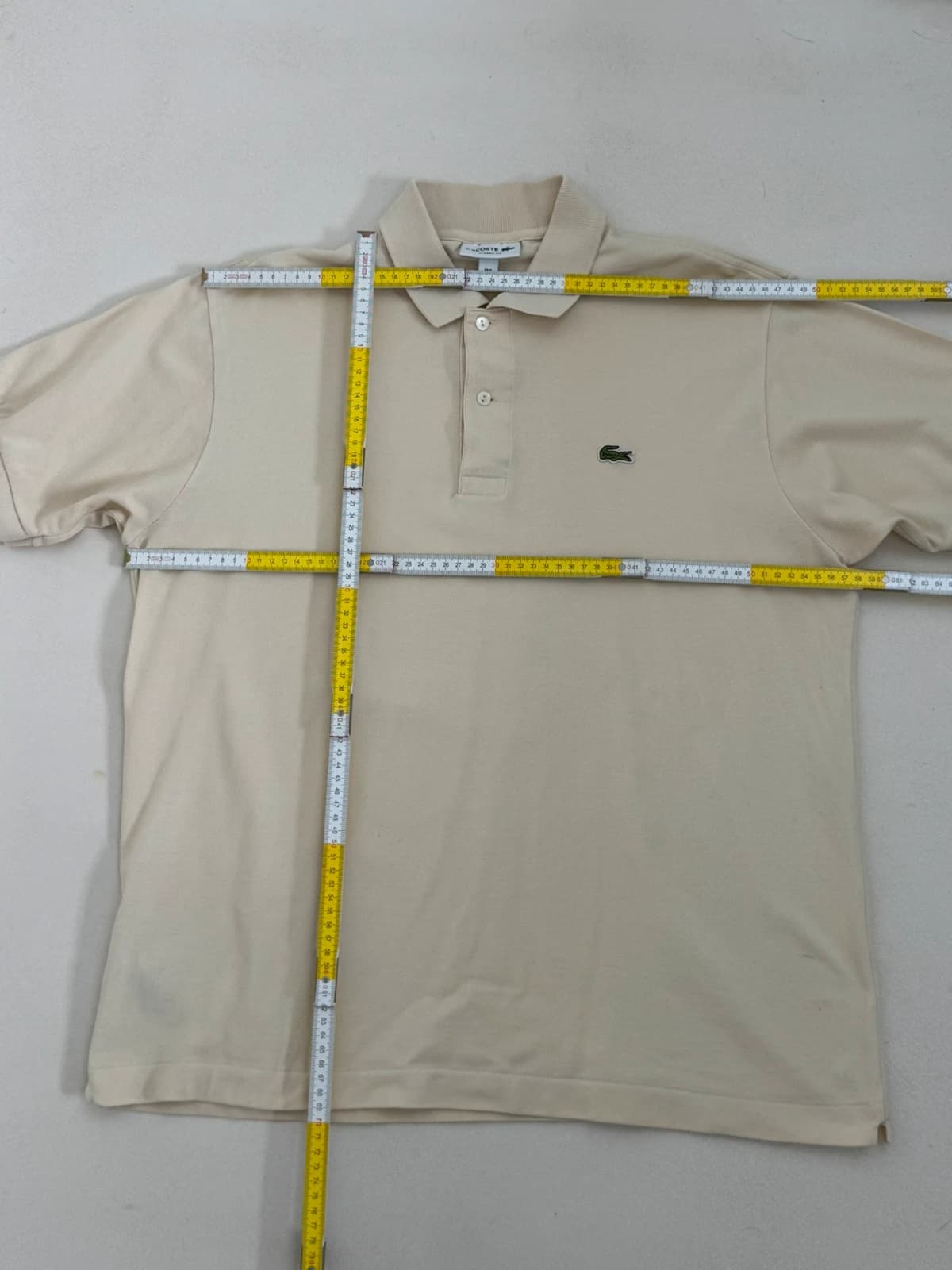 Lacoste Piqué-Polo, Classic Fit, Ecru-Beige, Größe 6/XL - FP260243 - Foto 8/8