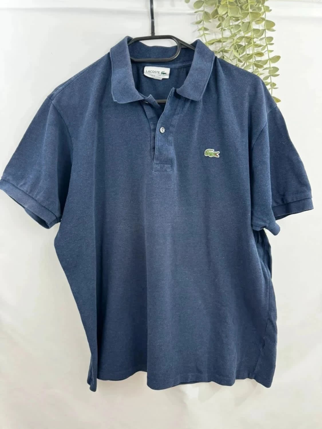 Marineblauwe polo Lacoste maat XL - Foto 2/7