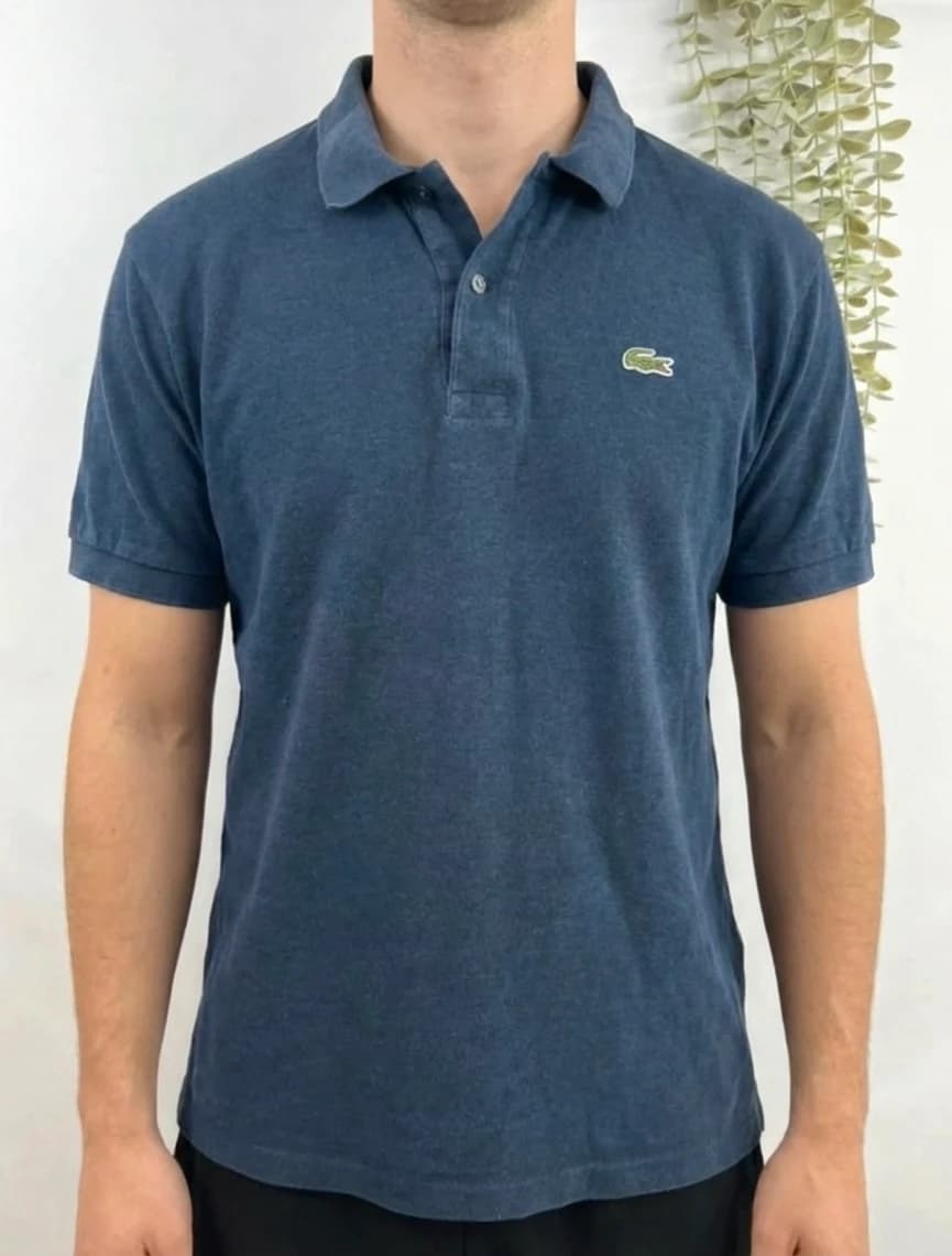 Marineblauwe polo Lacoste maat XL - Foto 1/7