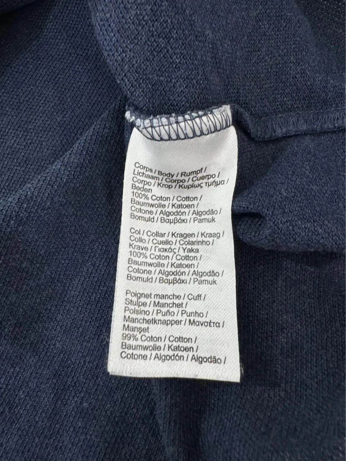 Marineblauwe polo Lacoste maat XL - Foto 5/7