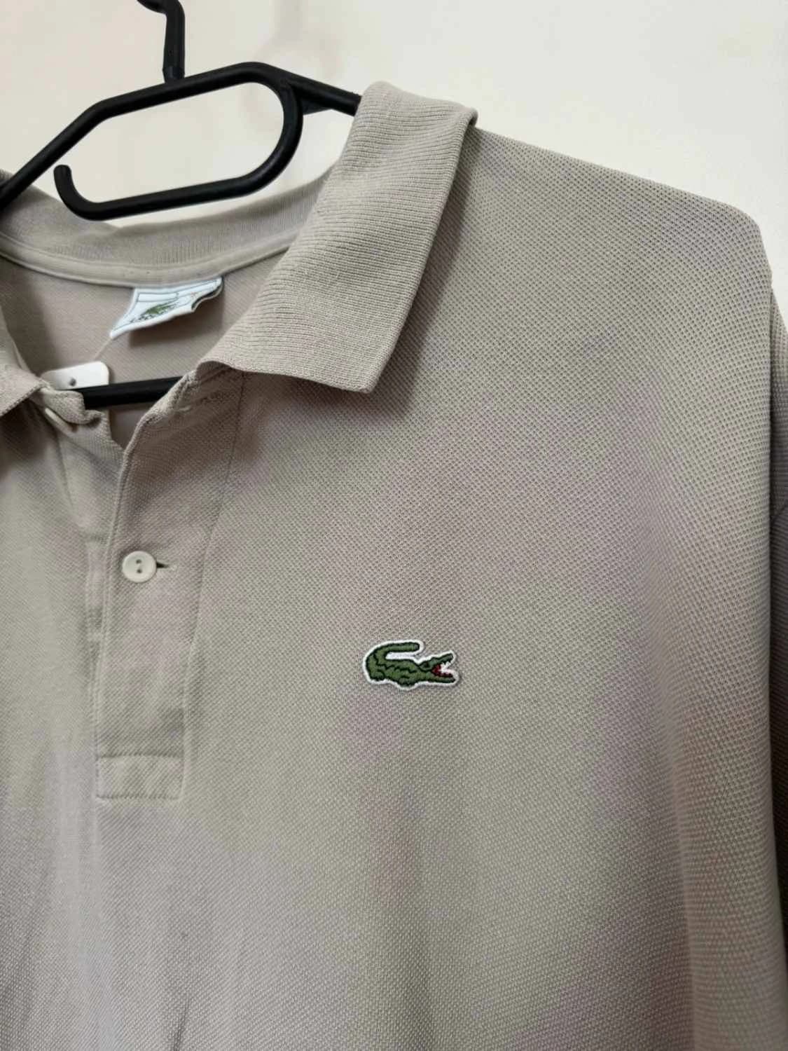 Beige katoenen Lacoste polo klassieke pasvorm, maat 7/XXL - FP251259 - Foto 3/8