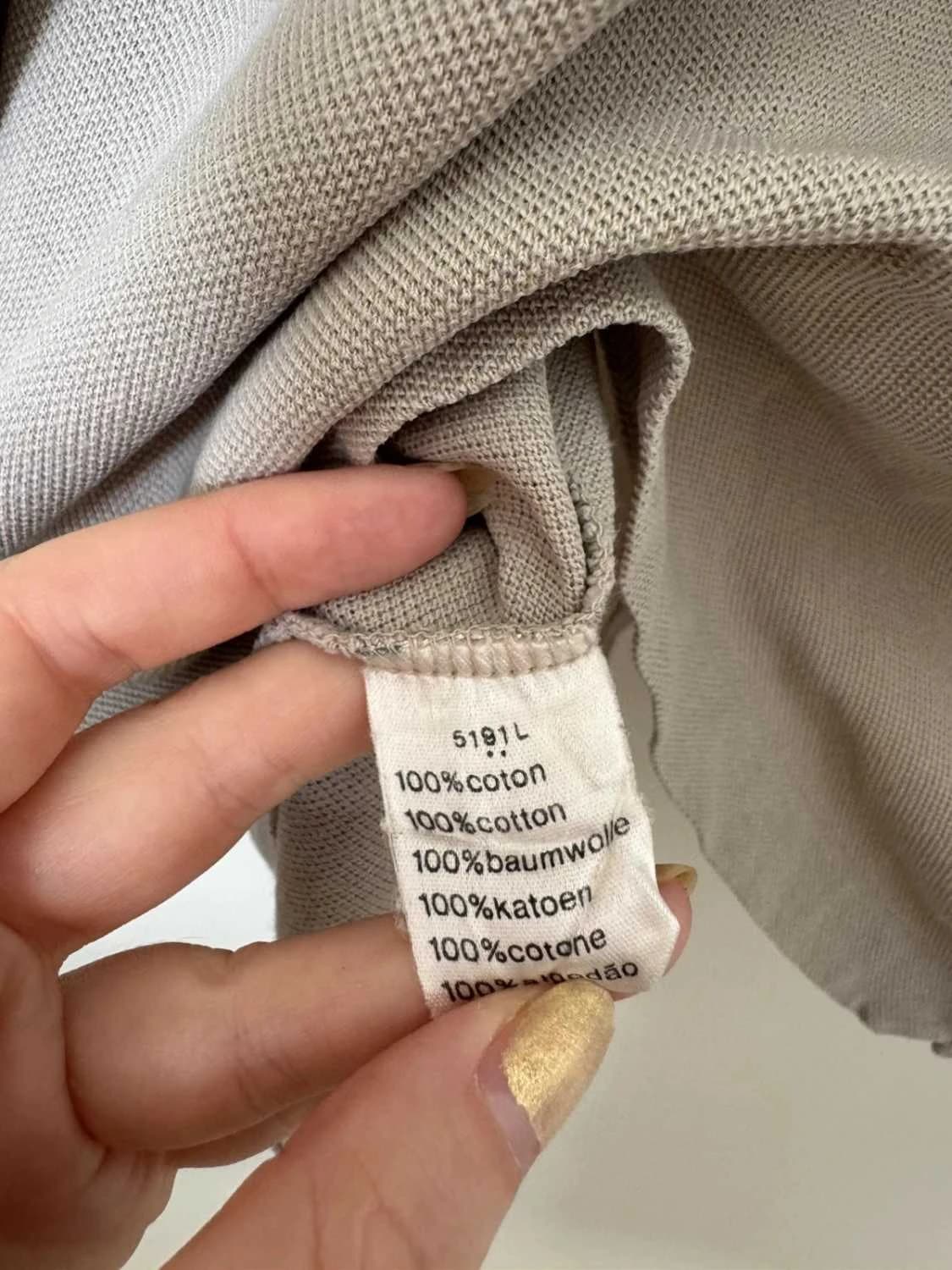 Beige katoenen Lacoste polo klassieke pasvorm, maat 7/XXL - FP251259 - Foto 6/8