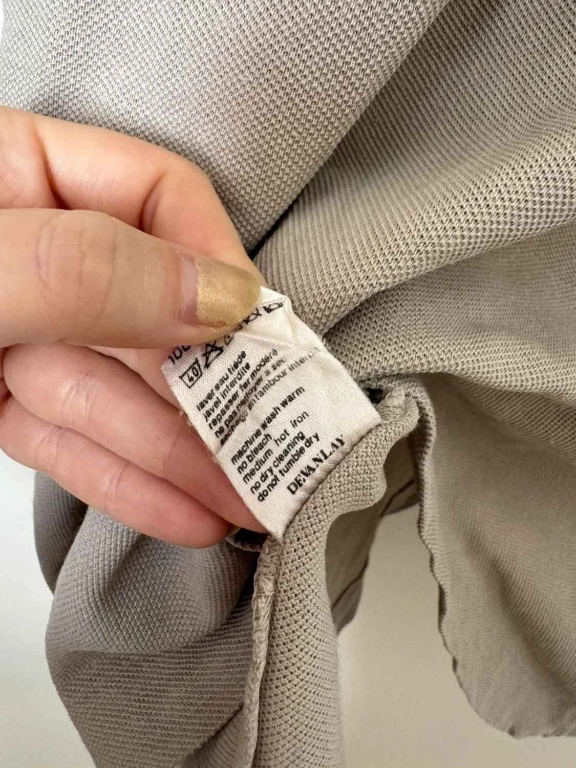 Beige katoenen Lacoste polo klassieke pasvorm, maat 7/XXL - FP251259 - Foto 7/8