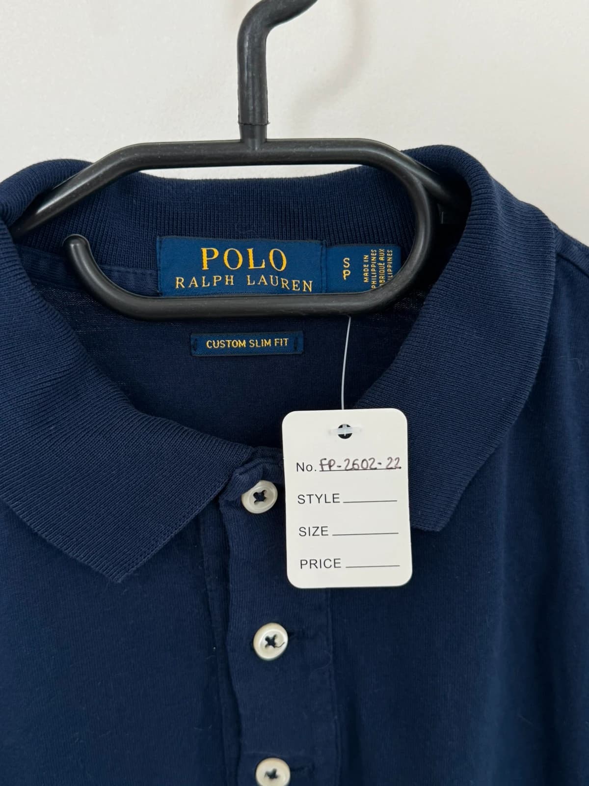 Polo Ralph Lauren navy custom slim fit size S - FP260222 - Photo 4/10