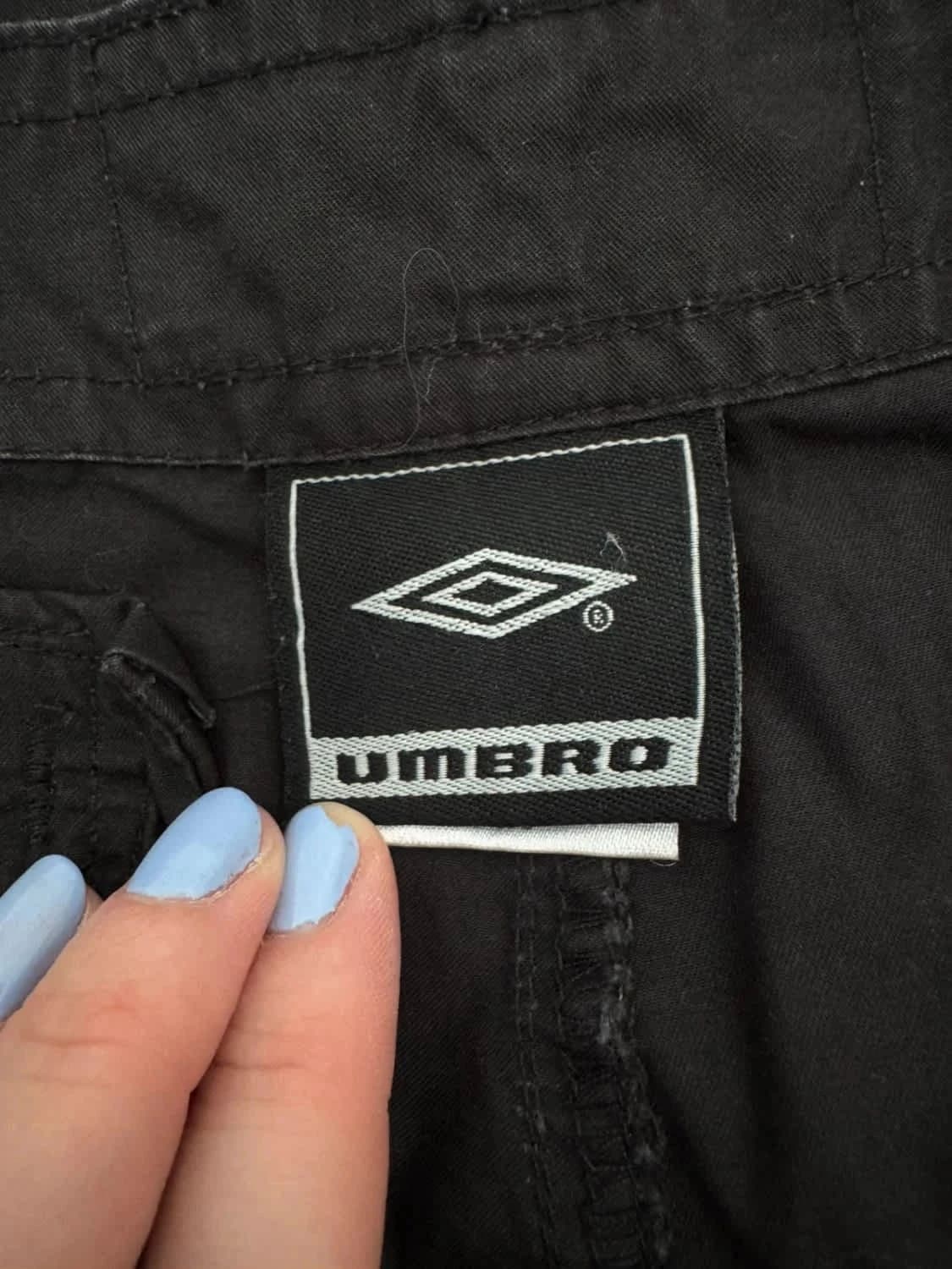 Short cargo bermuda noir Umbro streetwear taille XL - Photo 5/7