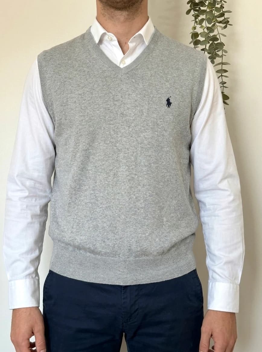 Αμάνικο πουλόβερ Polo Ralph Lauren ανοιχτό γκρι, μέγεθος XL - PP2603266 - Φωτογραφία 1/6