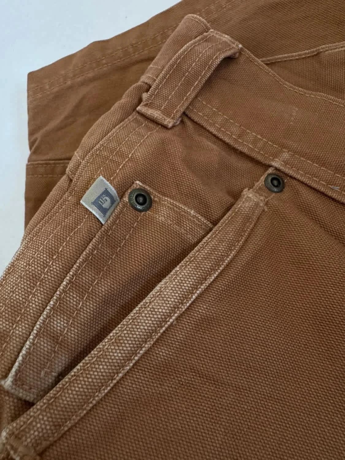 Seluar pendek kargo Cabela's coklat unta pakaian kerja saiz W44 - Foto 4/8