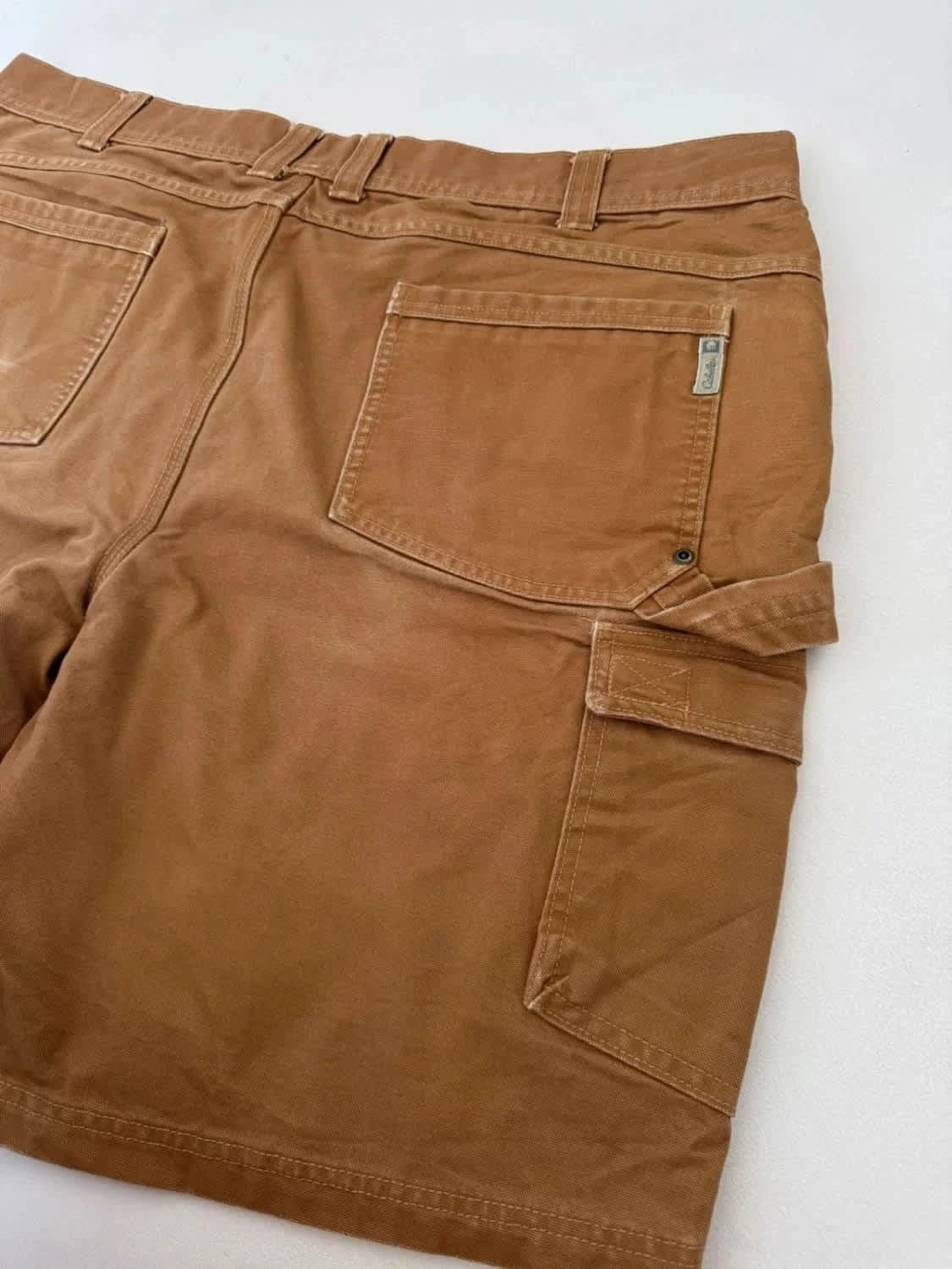 Seluar pendek kargo Cabela's coklat unta pakaian kerja saiz W44 - Foto 6/8