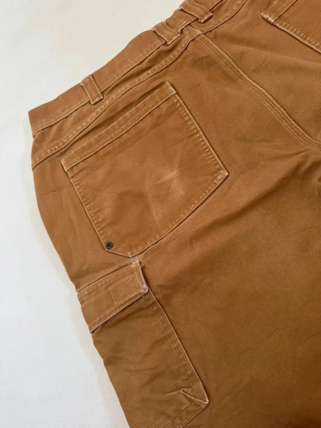 Seluar pendek kargo Cabela's coklat unta pakaian kerja saiz W44 - Foto 7/8