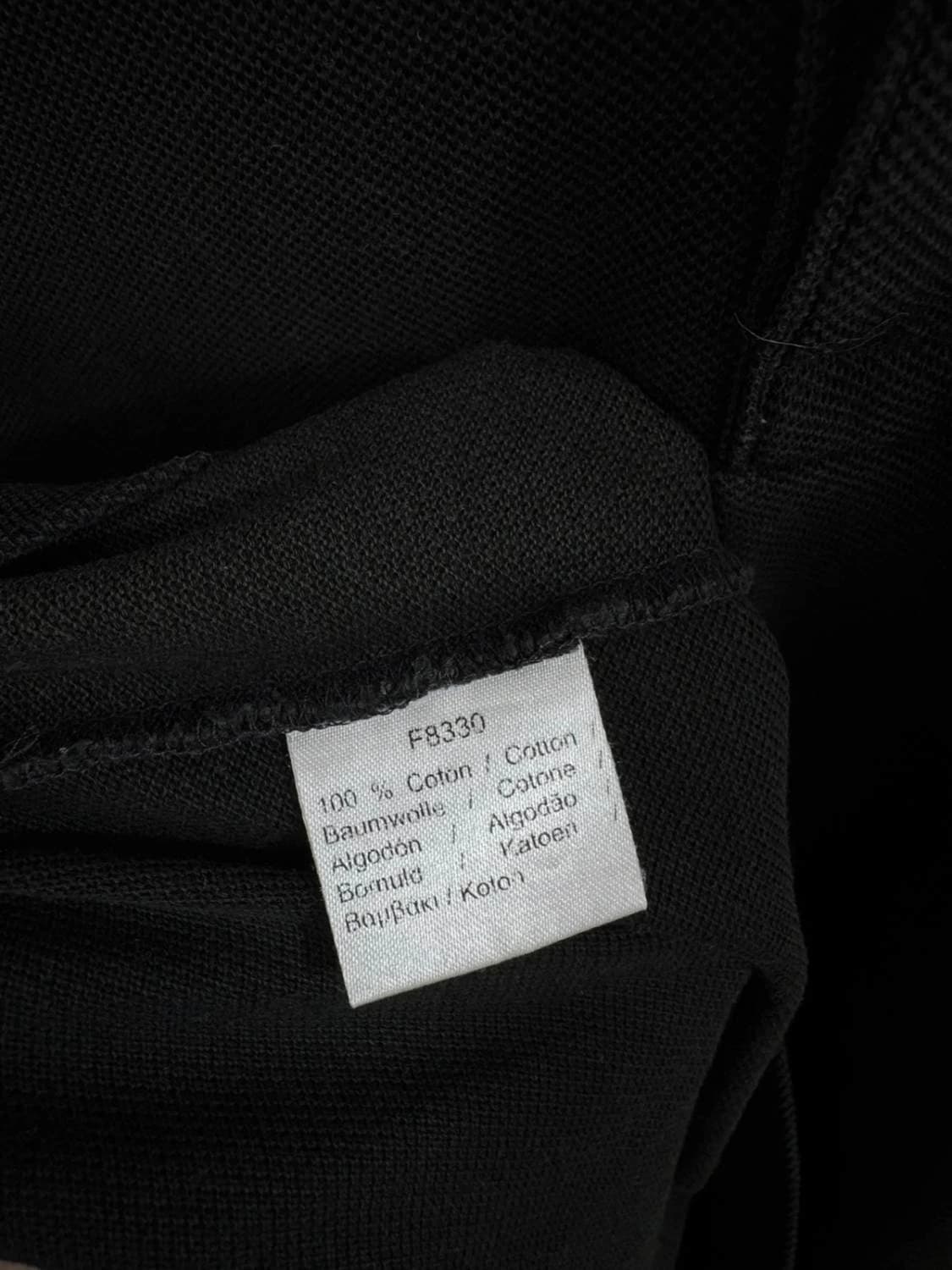 Polo s dlouhým rukávem z bavlny Lacoste černé, slim fit, velikost 5/L - FP251225 – fotka 6/9
