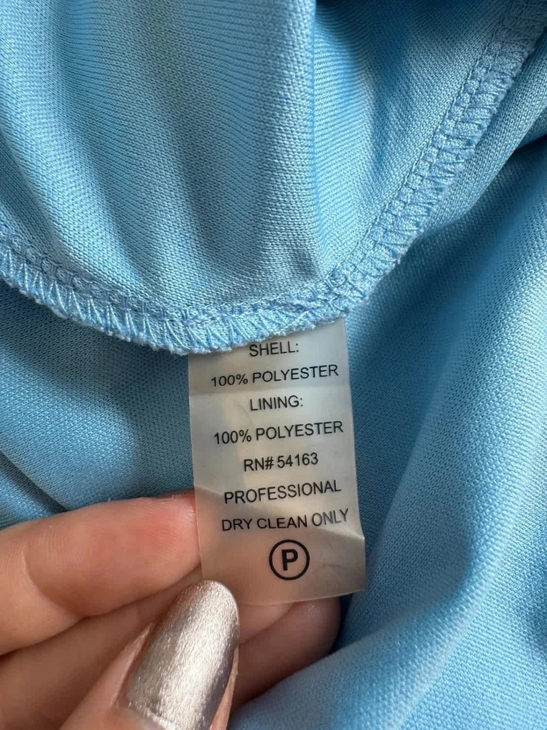 Calvin Klein Kleid blau mit weißen Blumen Größe S - Foto 9/9