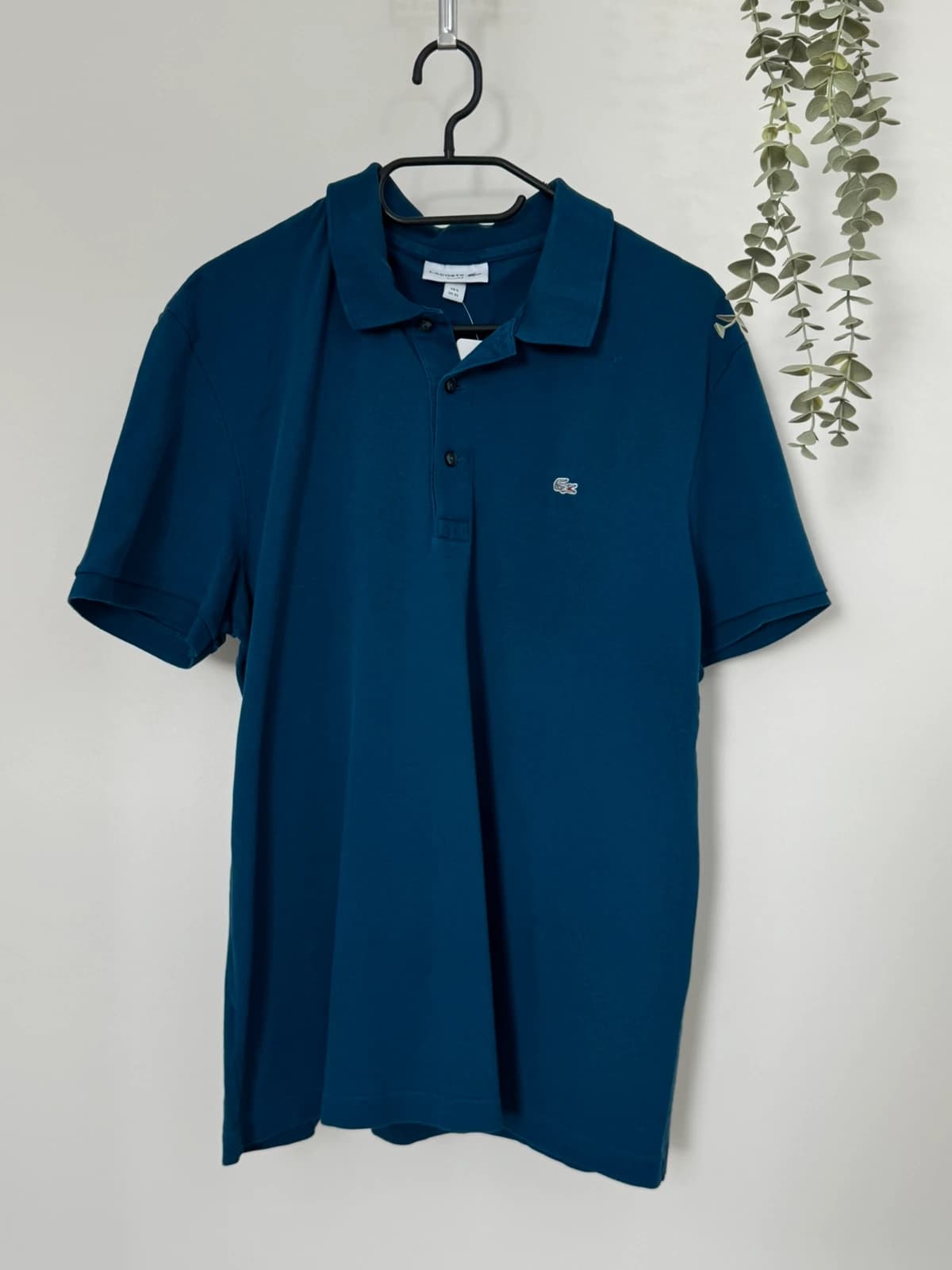 Polo piqué slim fit Lacoste azul petróleo tamanho 6/XL - FP260235 - Foto 2/7