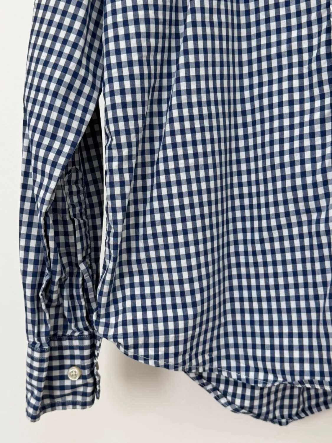 Chemise vichy Tommy Hilfiger bleu marine taille M - FP260156 - Photo 3/8