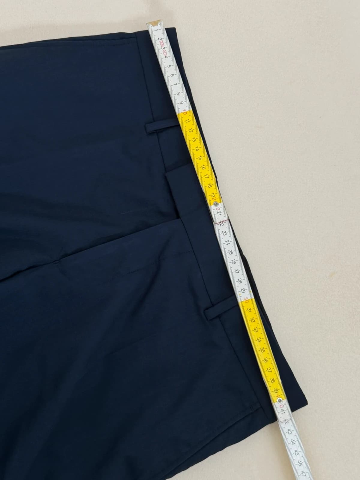 Pantalon tailleur The Kooples bleu marine fitted en laine taille 48/L - Photo 8/9