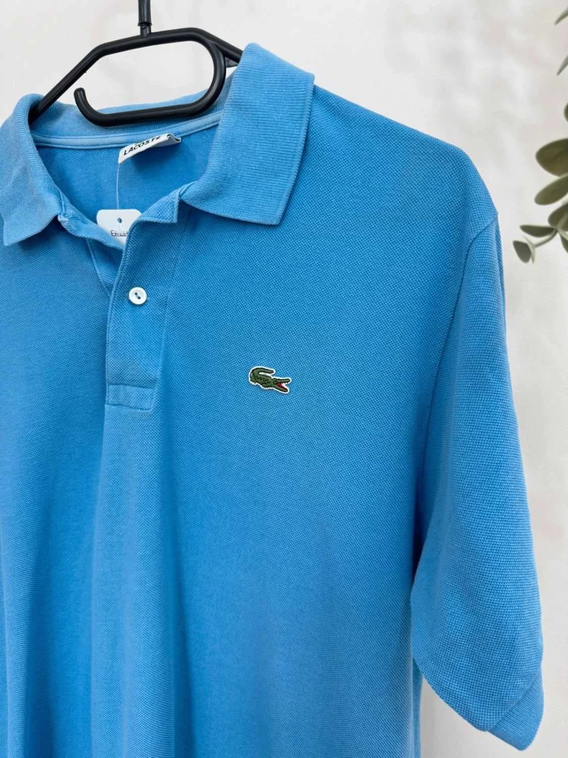 Polo Lacoste de algodón piqué azul claro de manga corta talla 5/L - FP251213 - Foto 3/9