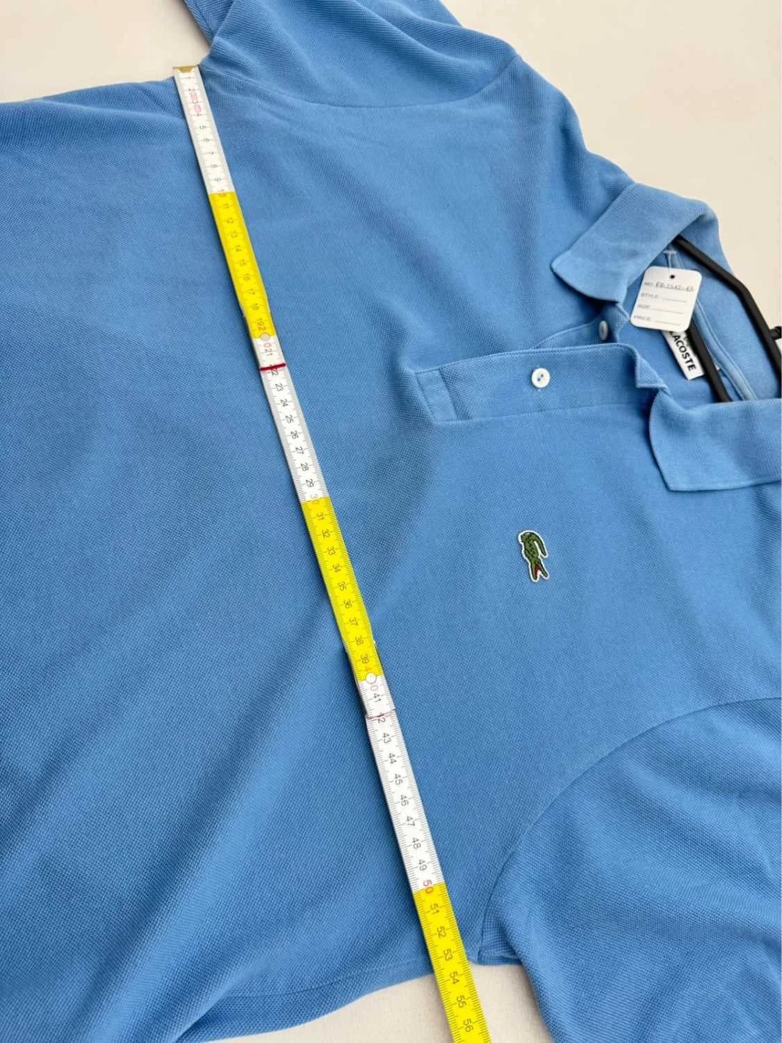 Polo Lacoste de algodón piqué azul claro de manga corta talla 5/L - FP251213 - Foto 9/9