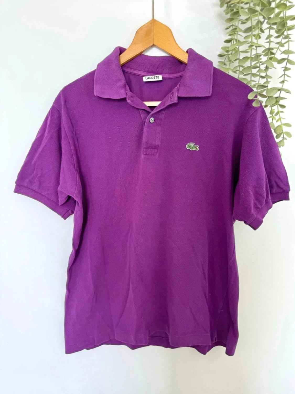 Violets Lacoste polo krekls Devanlay, izmērs M - Foto 2/8