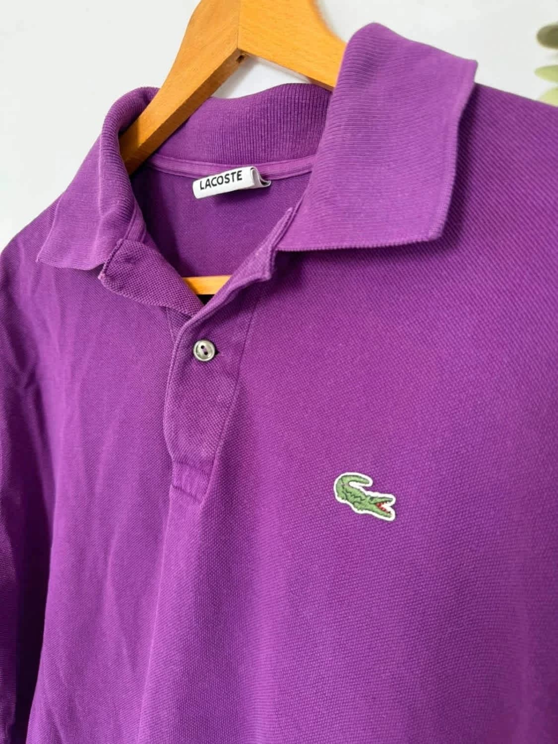 Violets Lacoste polo krekls Devanlay, izmērs M - Foto 4/8