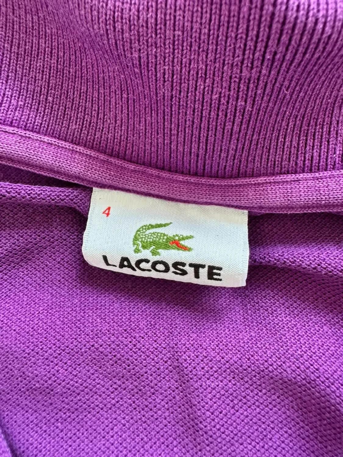 Violets Lacoste polo krekls Devanlay, izmērs M - Foto 5/8