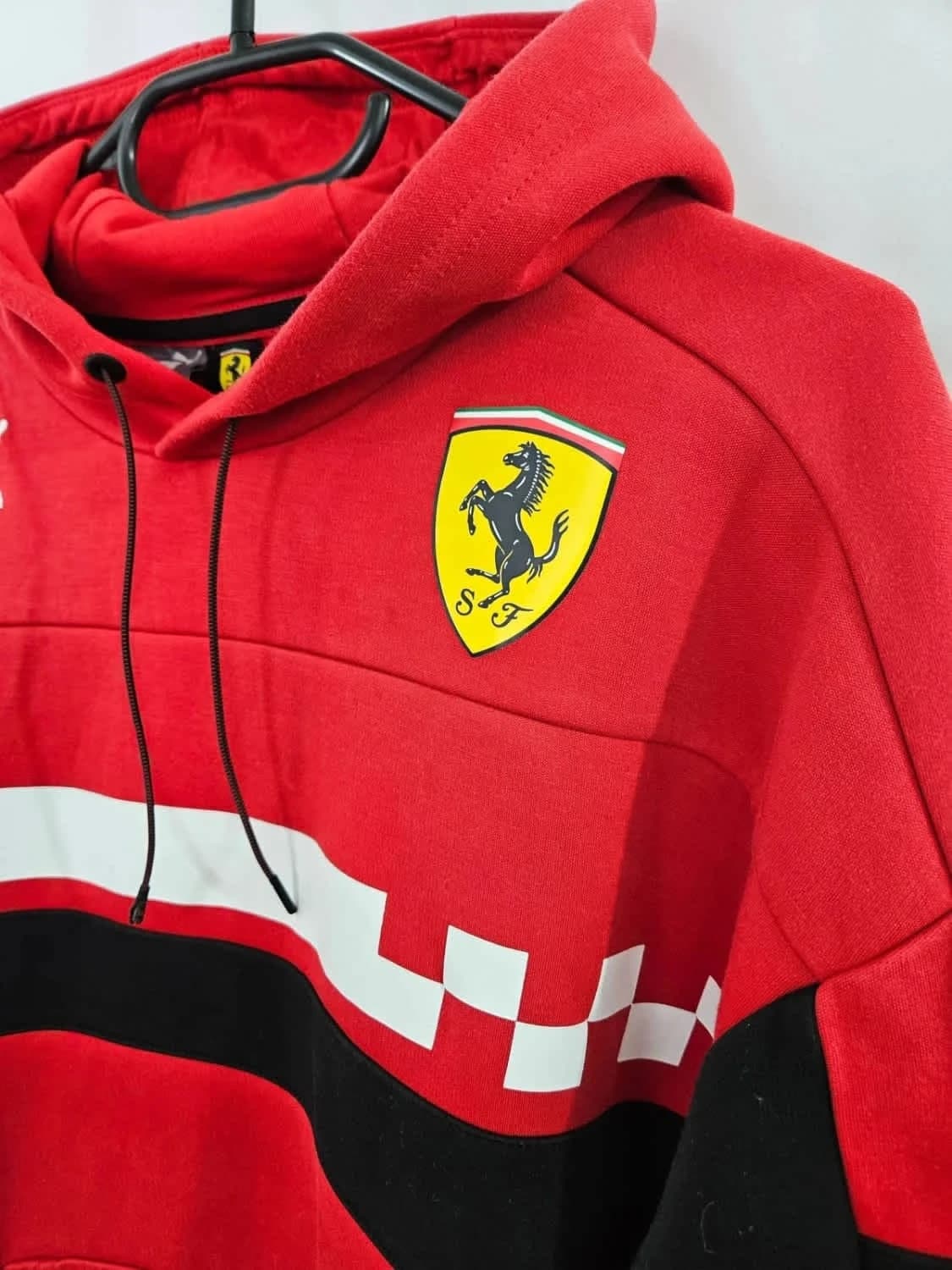 Rød Puma x Ferrari motorsport SDS hættetrøje størrelse S - Foto 4/8
