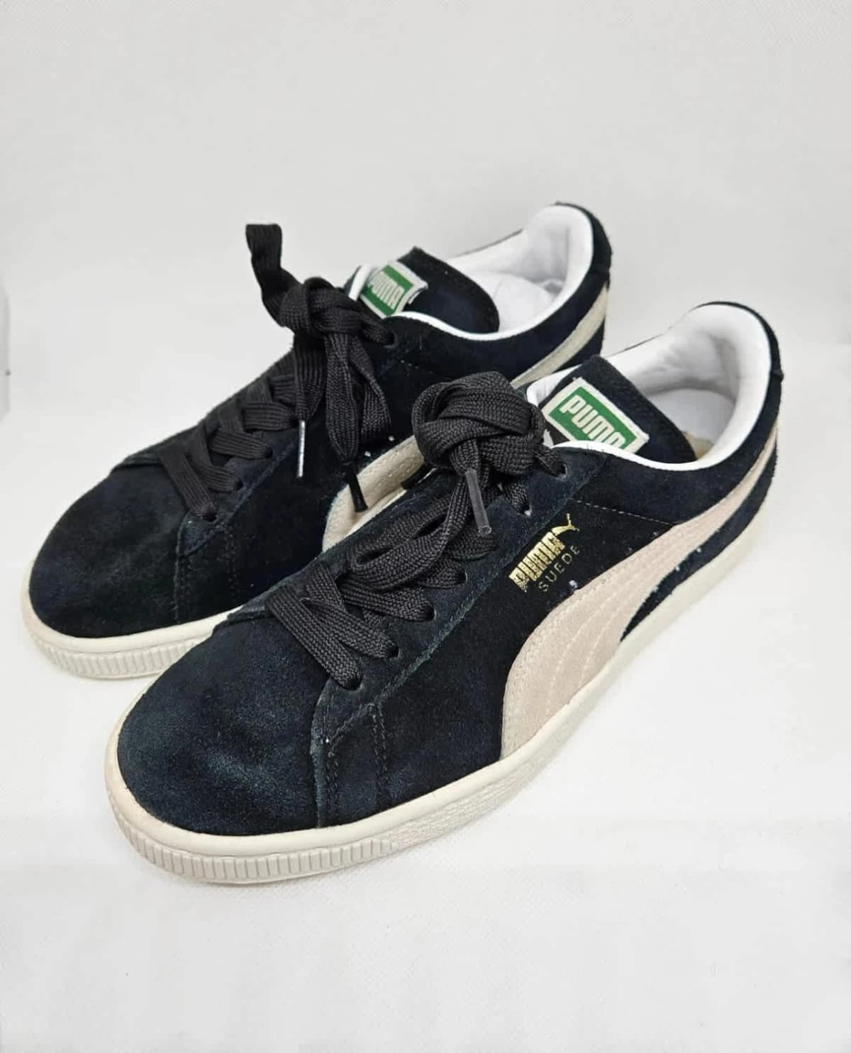 Puma Suede 블랙 스니커즈 사이즈 37 - 사진 4/13