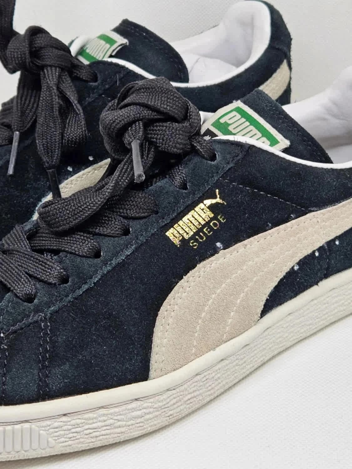 Puma Suede 블랙 스니커즈 사이즈 37 - 사진 6/13
