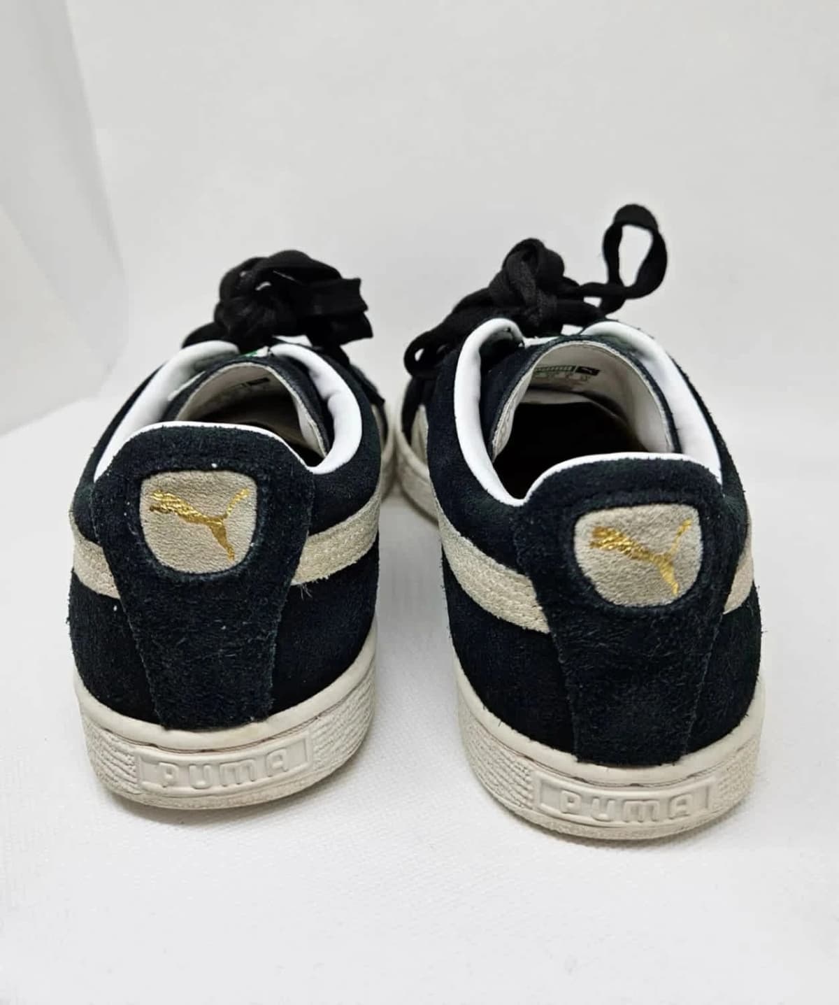 Puma Suede 블랙 스니커즈 사이즈 37 - 사진 8/13
