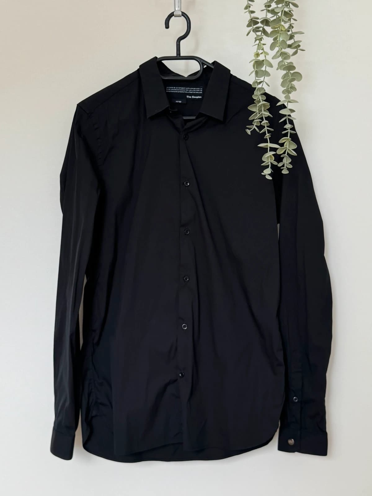 Chemise fitted The Kooples noire stretch taille S slim homme - FP260331 - Photo 2/9